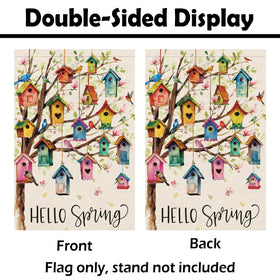 Heyfibro outdoor flag made of burlap, weather-resistant and fade-resistant for outdoors