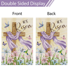 Heyfibro outdoor religious flag perfect for porches and lawns