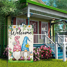 Heyfibro Seasonal flag brightens patios and decks with cheerful spring vibes
