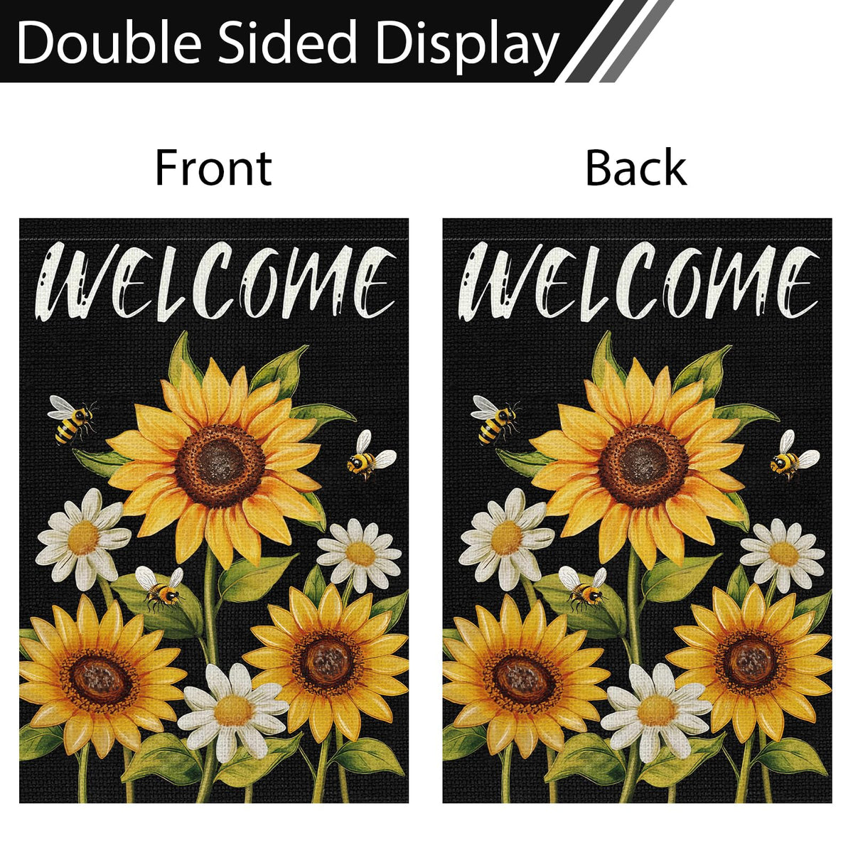 Heyfibro rustic outdoor flag ideal for summer yard display