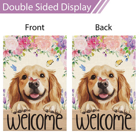 Heyfibro spring motif flag displays vivid colors for festive outdoor spaces.