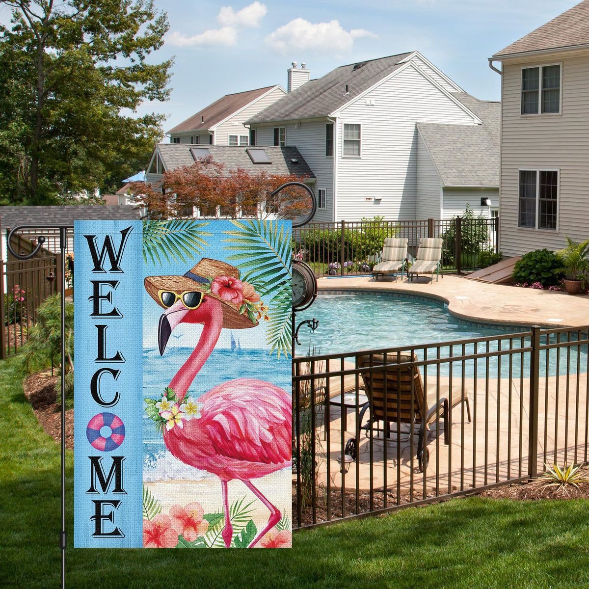 Heyfibro flag decor ideas highlight entrances, gardens, and lakeside gatherings beautifully.