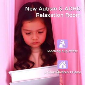 Heyfriday sensory swing with 360-degree hanger enables varied swaying motions.