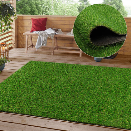 Heyroll realistic turf 20mm 3ft x 5ft for patios and pet-friendly spaces