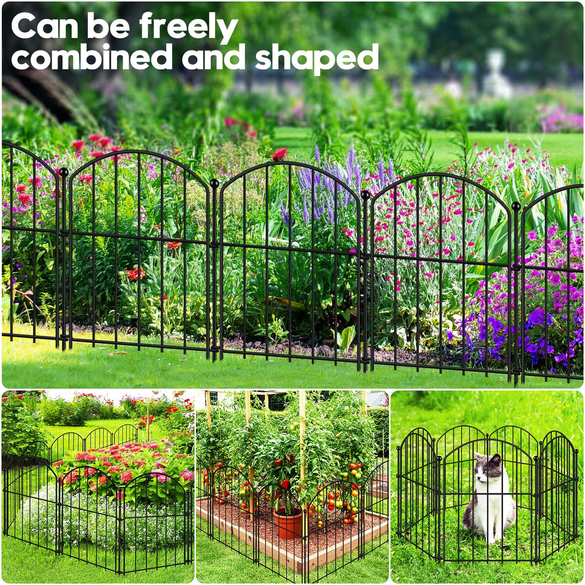 HEYRSUN easy-clean outdoor fence panels resist weather and wear.