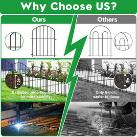 HEYRSUN pet barrier for dogs and rabbits protects plants and play areas.