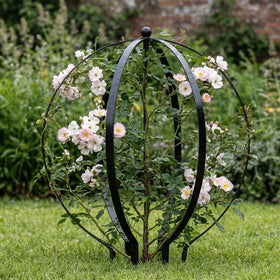 HEYTIMI black powder-coated trellis highlighting rust resistance