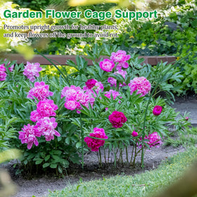 HEYTIMI bouquet-shape garden stake helps prevent drooping in heat