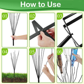 HEYTIMI rustproof outdoor bottle tree adds durable weather-ready elegance
