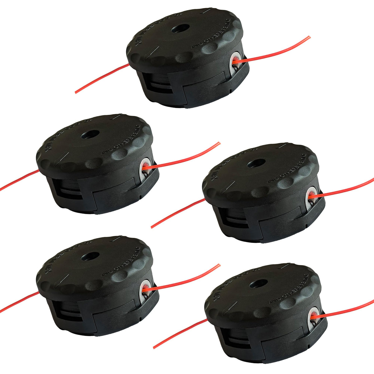 Heyzy SRM-225 trimmer head in a 5-pack for quick replacements.