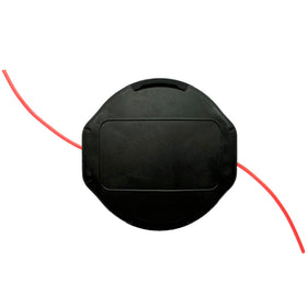 Heyzy 3-3/4-inch diameter head provides broad coverage during trimming tasks.