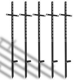 Hezaosth 46-inch T-Bar sign stake for sturdy outdoor displays.