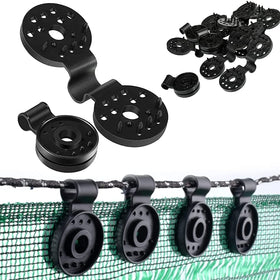 HeZhiNing 60pcs shade clip with lock grip secures mesh cloth outdoors against wind