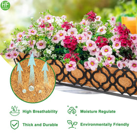 HFHOME basket liner assembly view highlights easy placement.
