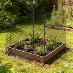 HFYZZ 78-inch steel garden stakes reinforce crops against wind and rain