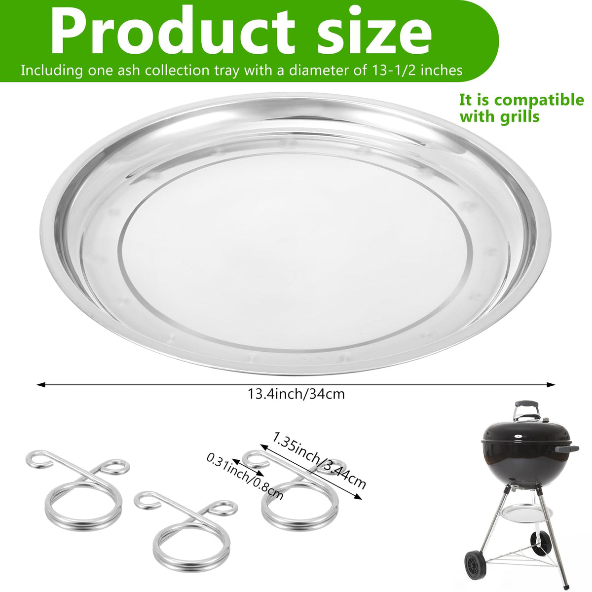 HFYZZ stainless steel ash pan offers durable long-lasting ash collection.