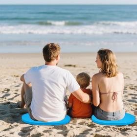 HFYZZ poolside cushions are portable for beach trips and camping.