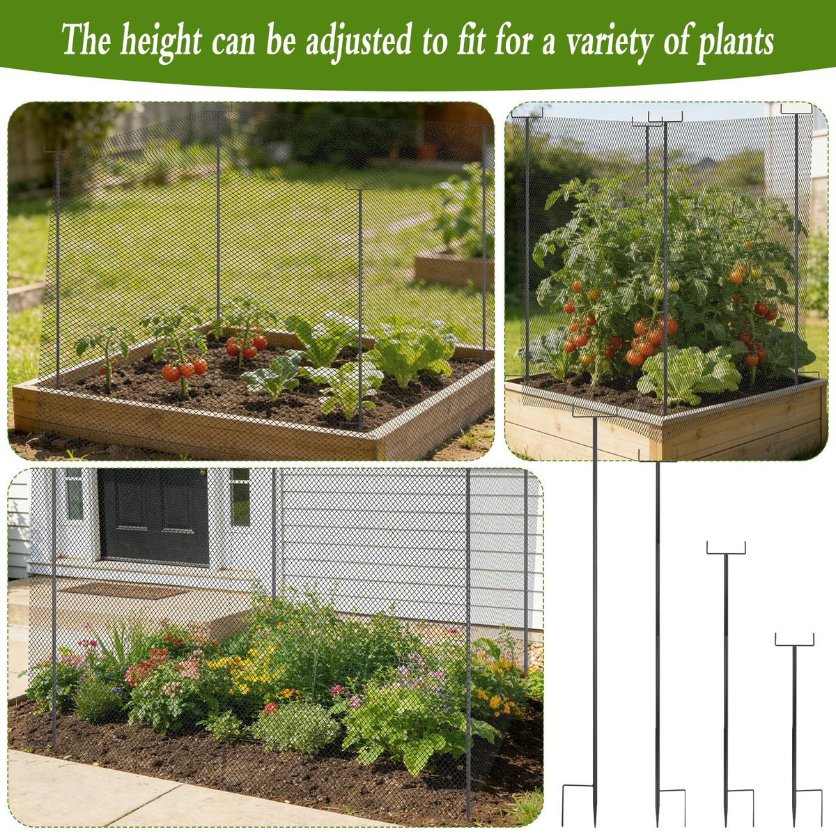 HFYZZ versatile netting frame supports shading, frost protection, and crop containment