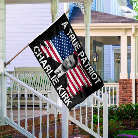 HGCO flag with brass grommets for secure hanging