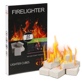 HGD 32-cubes-pack fire starters ready for quick lighting on camping trips