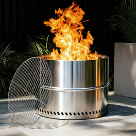 HGD firepit 20-inch smokeless grill for clean backyard cooking