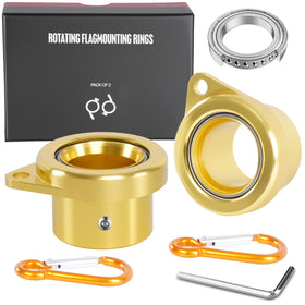 HPGOED bearing steel ball flagpole rings with a durable outer shell for outdoor use