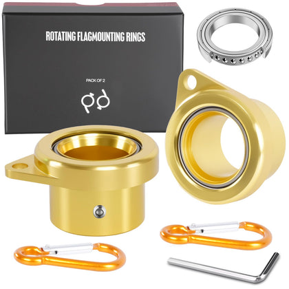 HPGOED bearing steel ball flagpole rings with a durable outer shell for outdoor use
