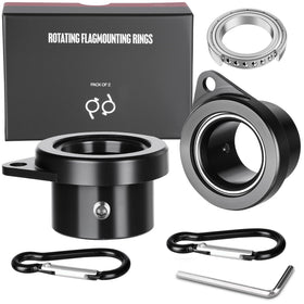 HPGOED bearing steel ball flagpole rings with durable aluminum outer shell.