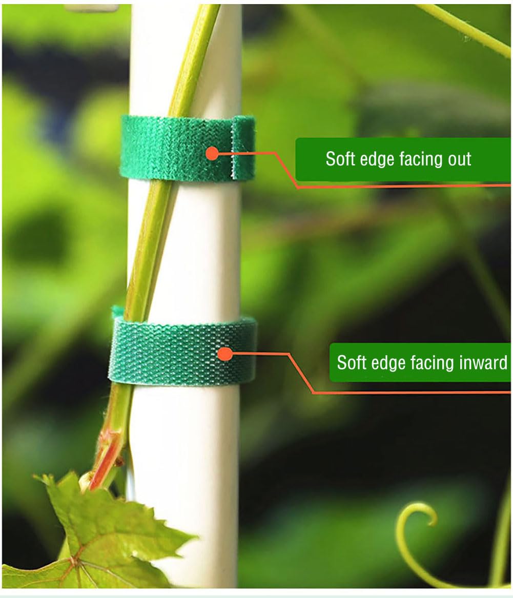 HGJST Plant Tape resists wind and rain for outdoor plant stability.