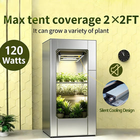 HHNMAHN 2x2ft coverage delivers even light across compact grow spaces