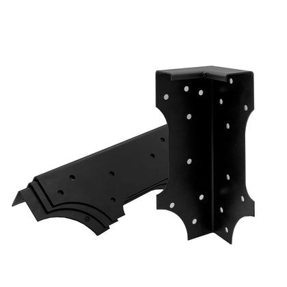 Hi Flame raised bed brackets assembly showing sturdy right-angle corners for a stable garden frame.