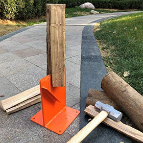 Hi Flame Wood Kindling Splitter in use with kindling ready for a fire