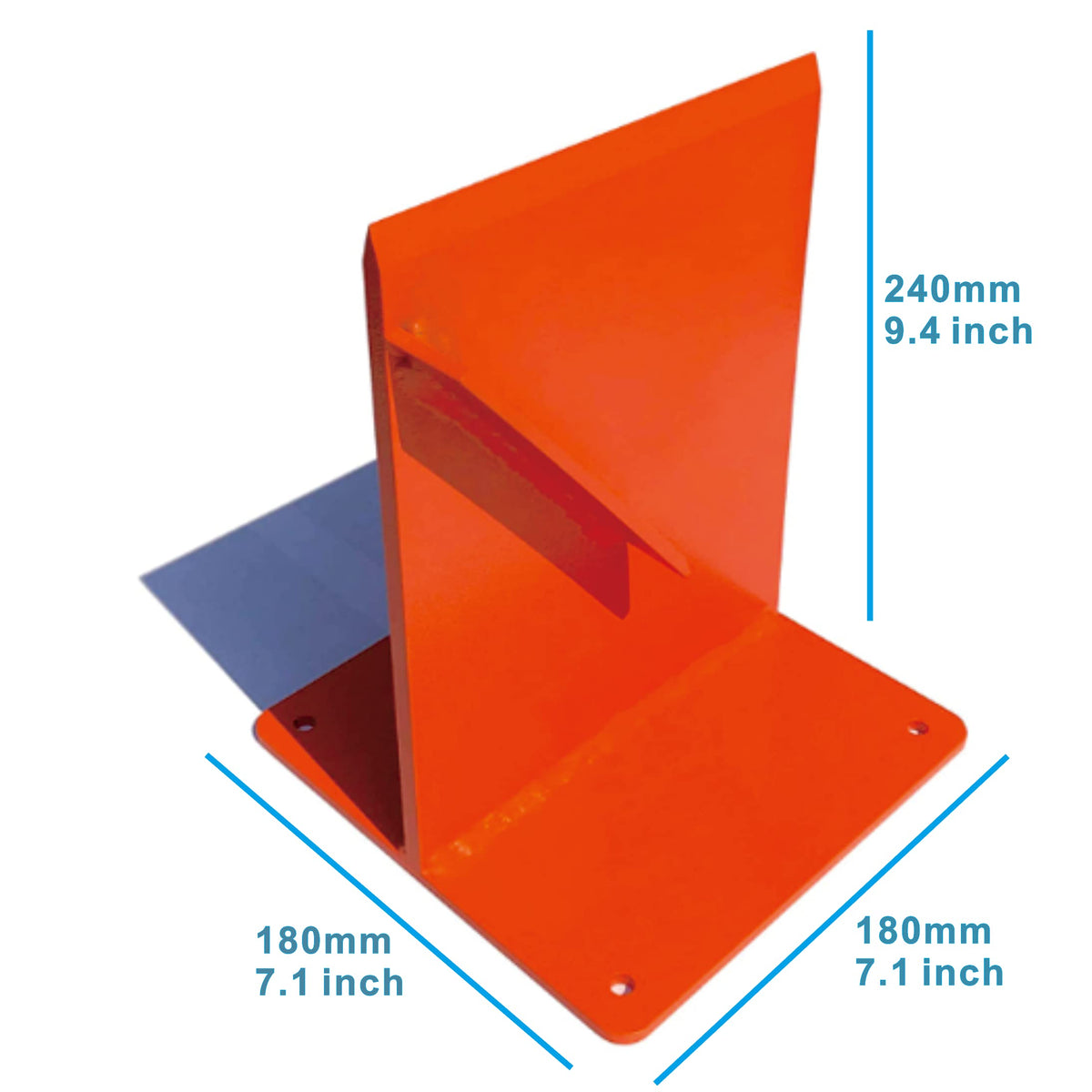 Hi Flame Wood Kindling Splitter mounted on a block for stable, repeatable splits