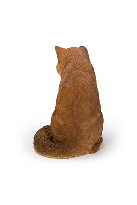 Hi-Line durable polyresin fox statue suitable for outdoor display.