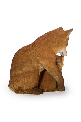Hi-Line no-assembly fox statue arrives ready for outdoor placement.