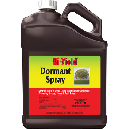 Hi-Yield VPG DPD Dormant Spray Oil gallon for orchard pest control.