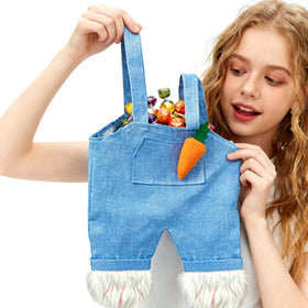 HiartGeil tabletop display blue bunny basket complements spring interiors