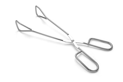 Hiash 11-inch kitchen tongs with ergonomic grip for precise turning