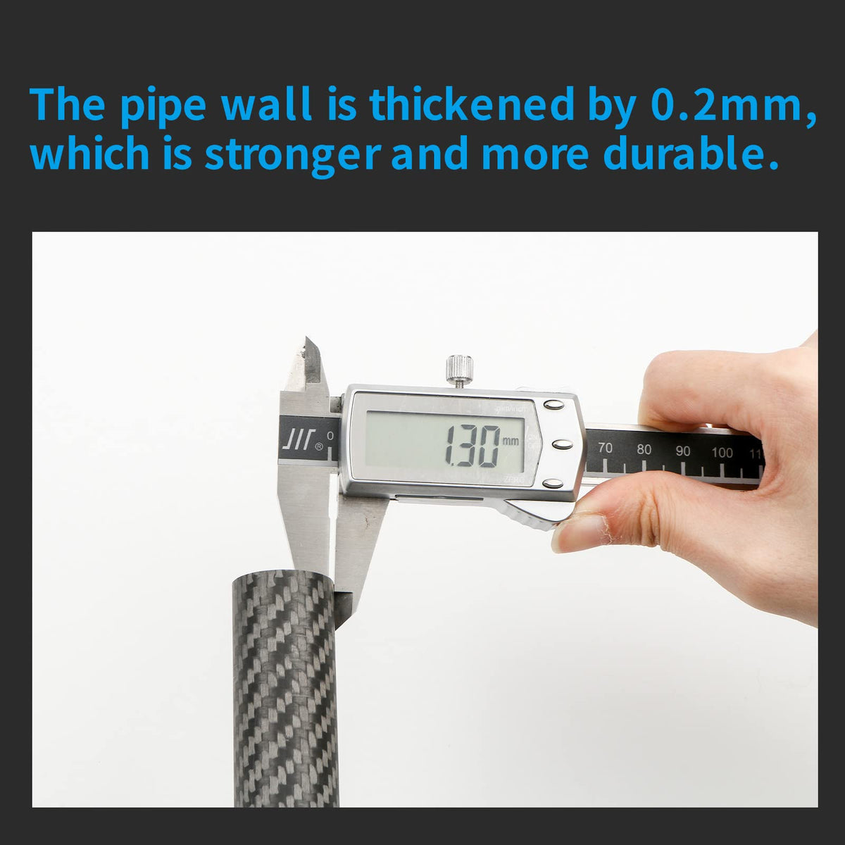 HIBLE reinforced wall thickness for weather-ready outdoor use