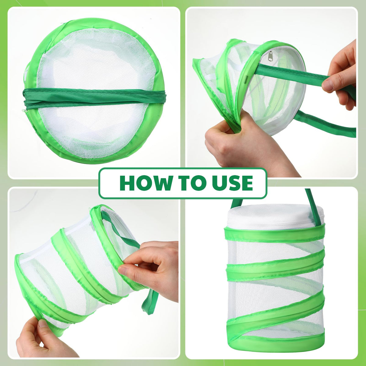 Hiboom see-through insect cage delivers a clear view of the life cycle.