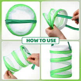 Hiboom see-through insect cage delivers a clear view of the life cycle.