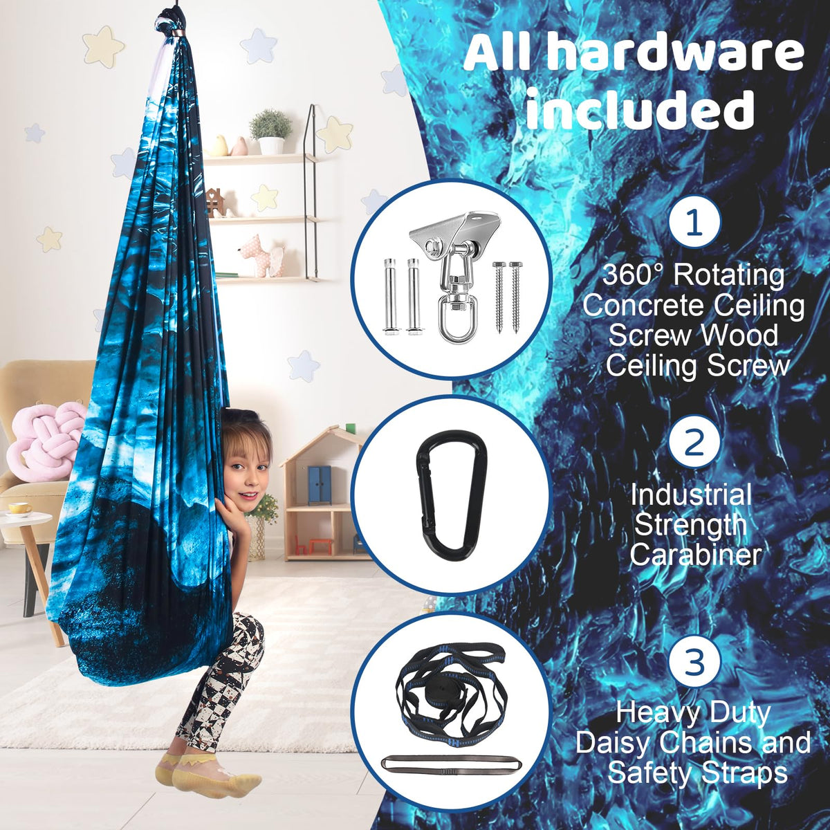 HiCamer indoor-outdoor use shows versatile installation in homes or yards.
