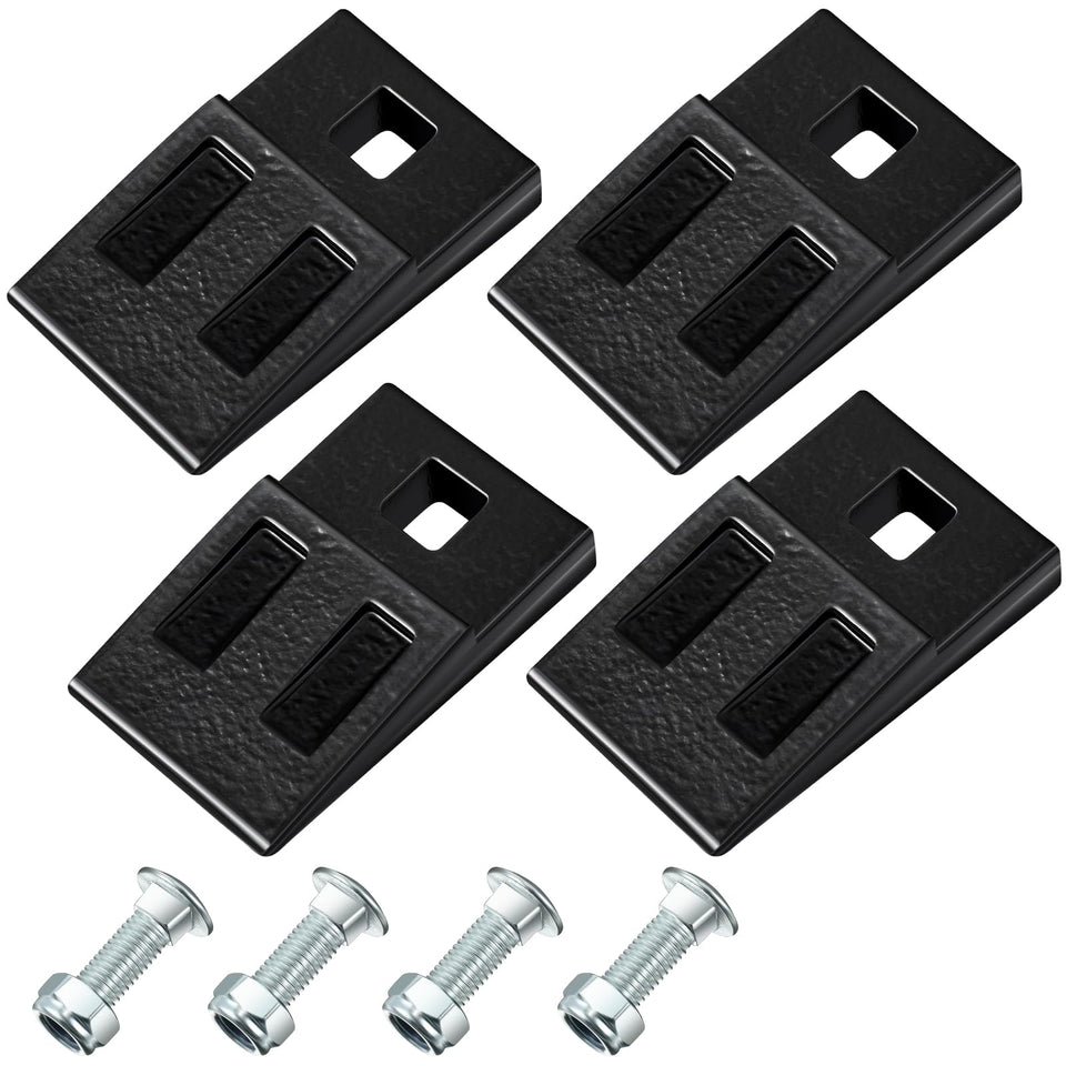 Hicarer 4-pack 3-point auger cutting edge replacements for heavy-duty post hole diggers