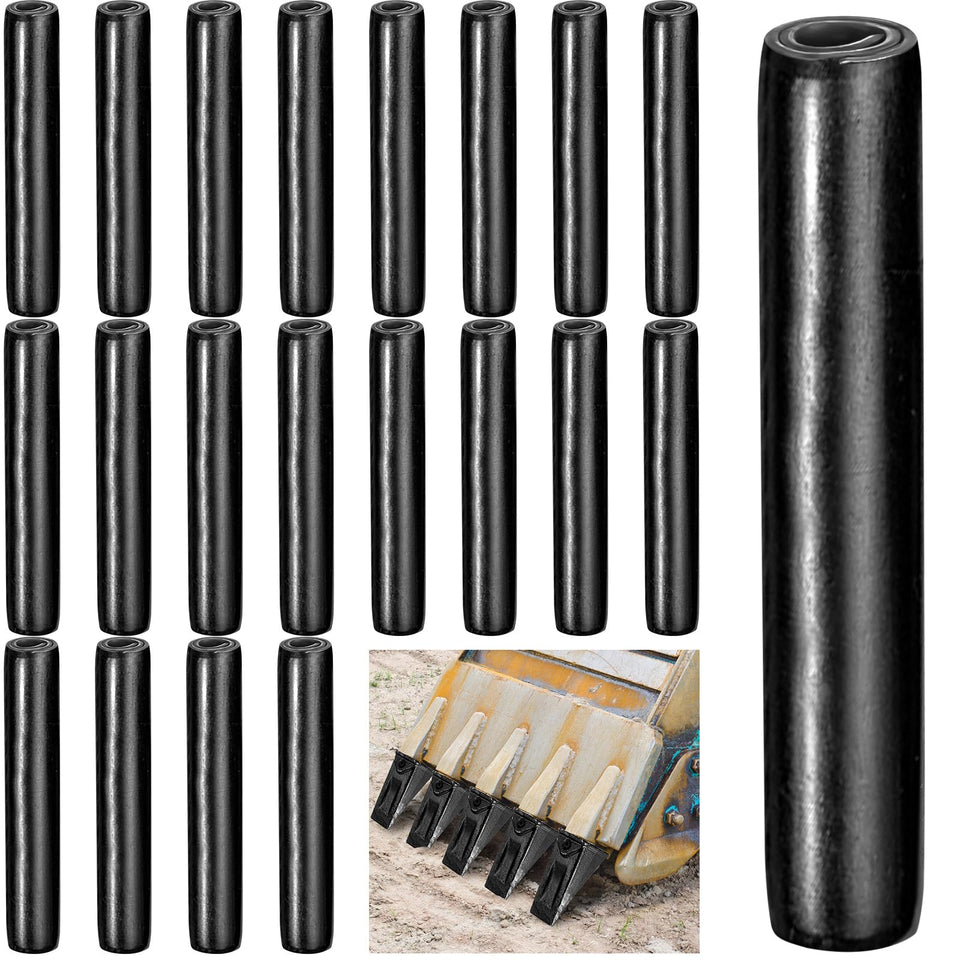 Hicarer bucket teeth pin 2.25-inch for durable performance in backhoes and skid steers