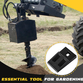 Hicarer post hole digger teeth fit tractors and skid steers
