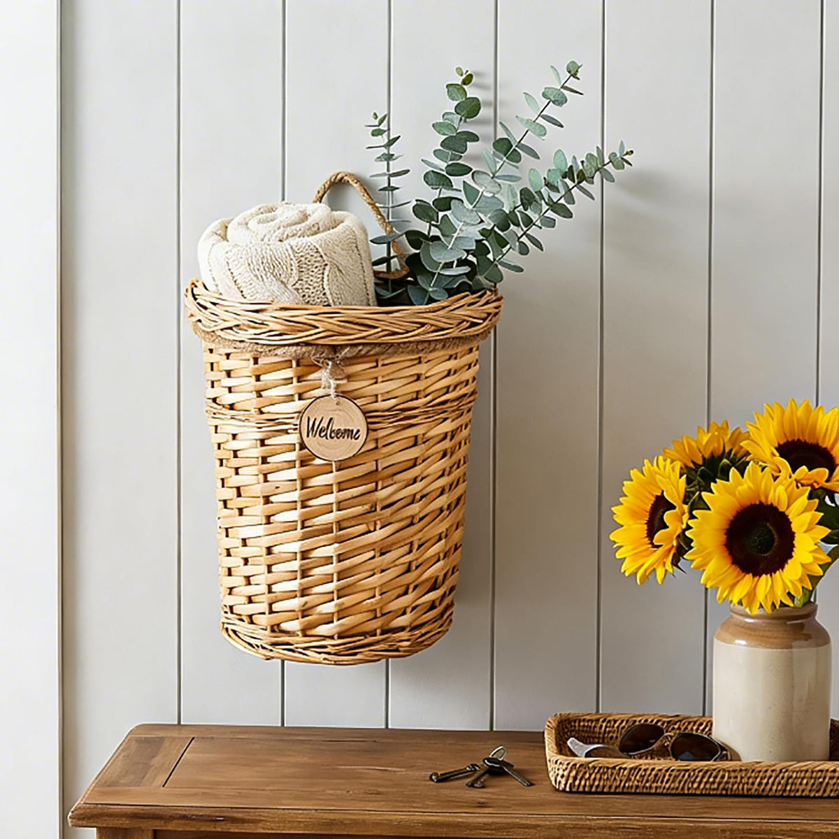 Hiceeden kitchen storage basket for vegetables or bread, compact and sturdy.