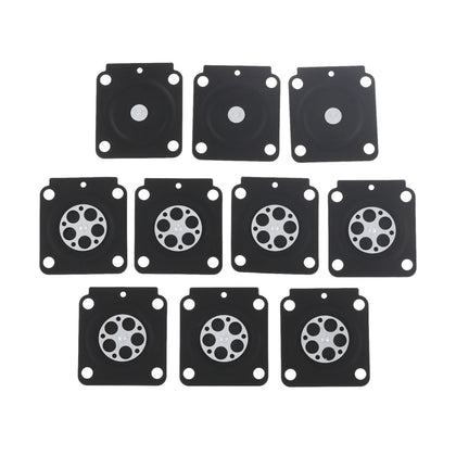 Hicello 10pcs RB-100 diaphragm pack for reliable carburetor performance.