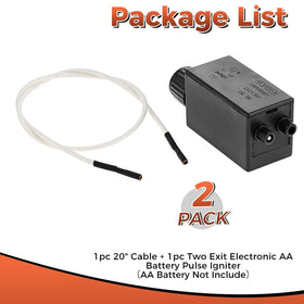Hicello AA battery igniter pack offers portable ignition for outdoor setups