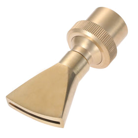 Hicello brass DN20 nozzle side view shows adjustable spray direction.