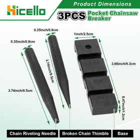 Hicello chain base supports stable repair alignment during tightening.